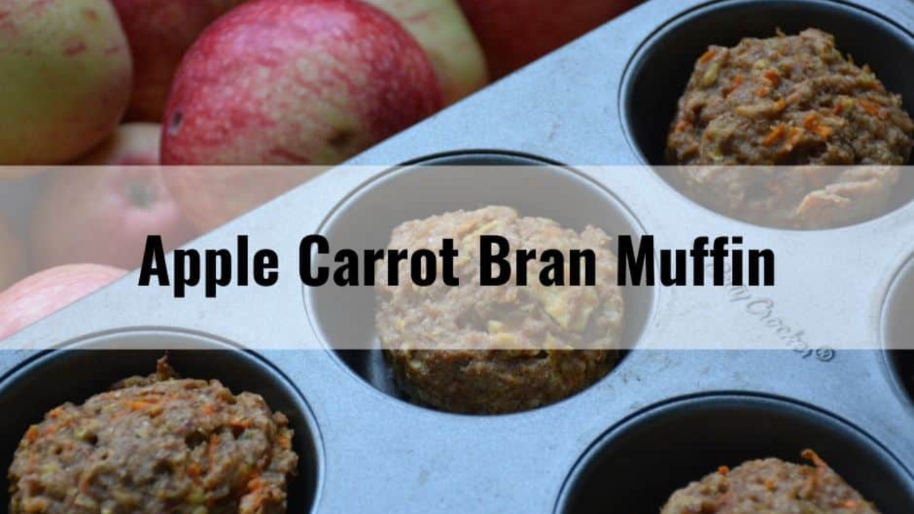 Apple Carrot Bran Muffin