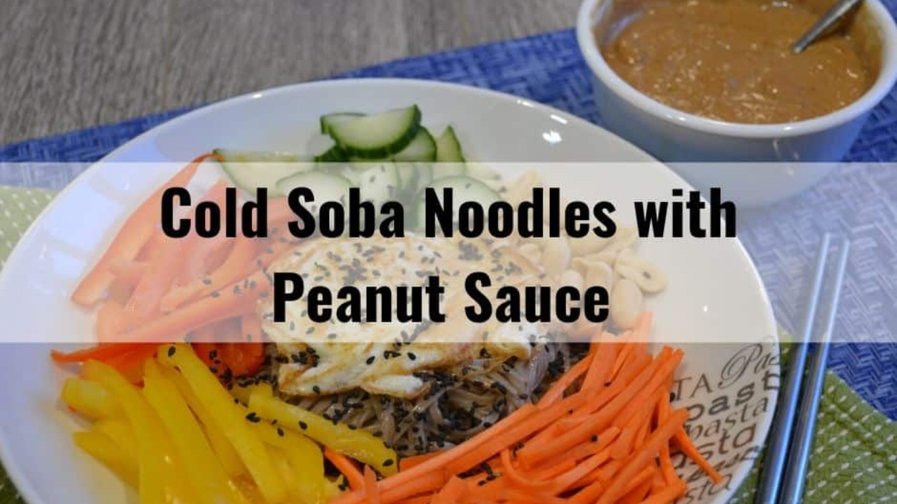 Cold Soba Noodles With Peanut Sauce