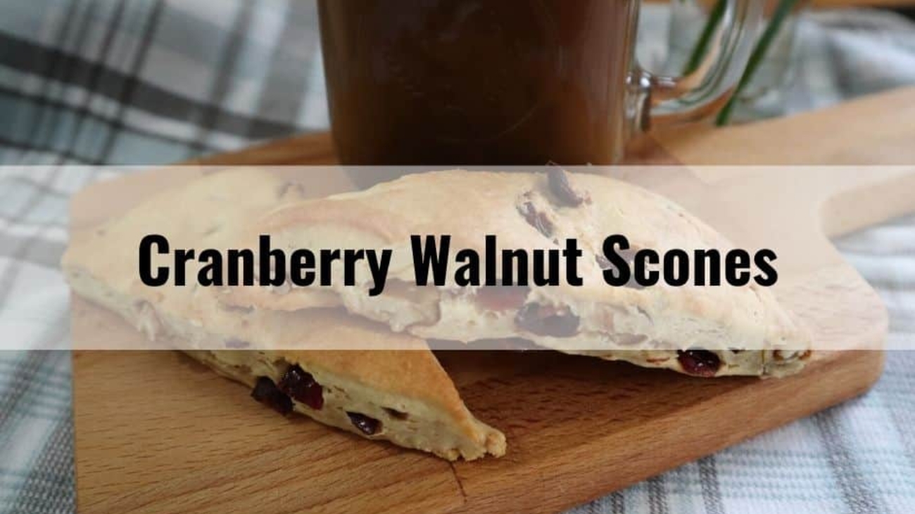 Cranberry Walnut Scones