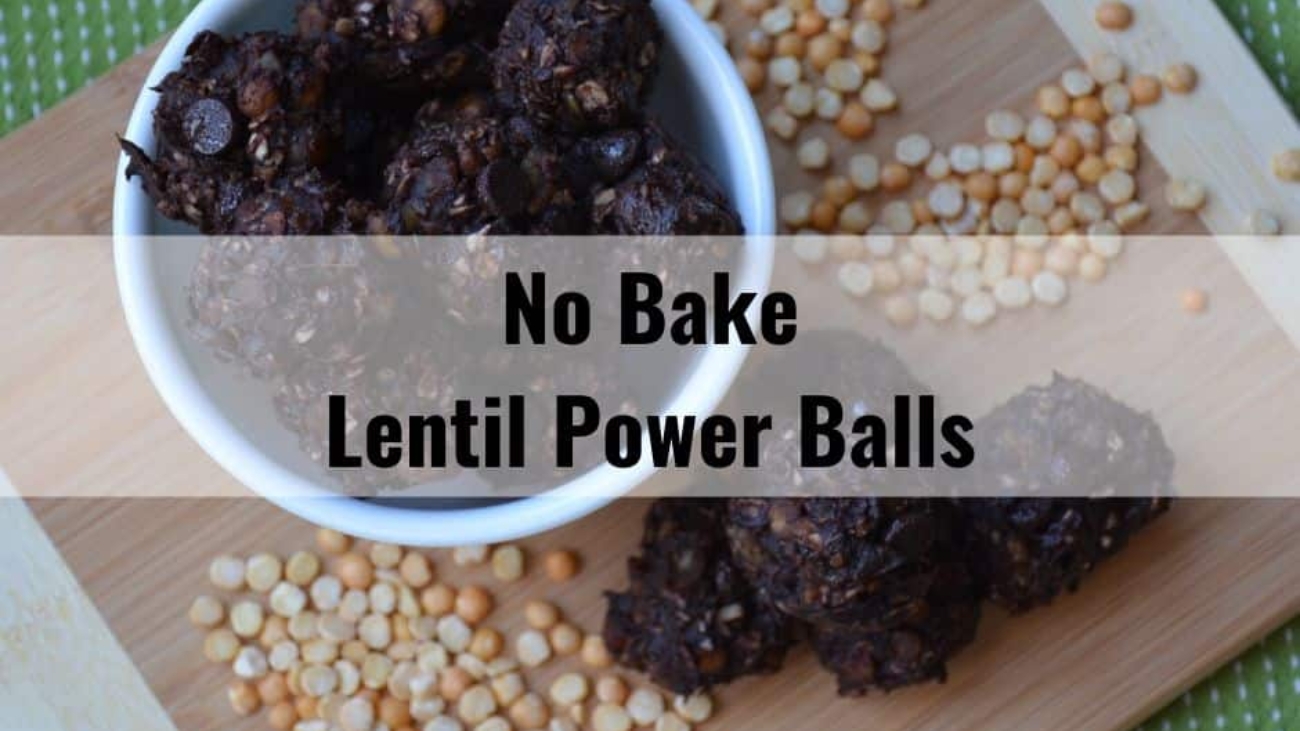 No Bake Lentil Power Balls