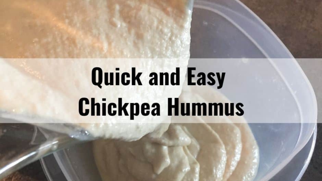 Quick And Easy Chickpea Hummus