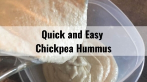 Quick And Easy Chickpea Hummus